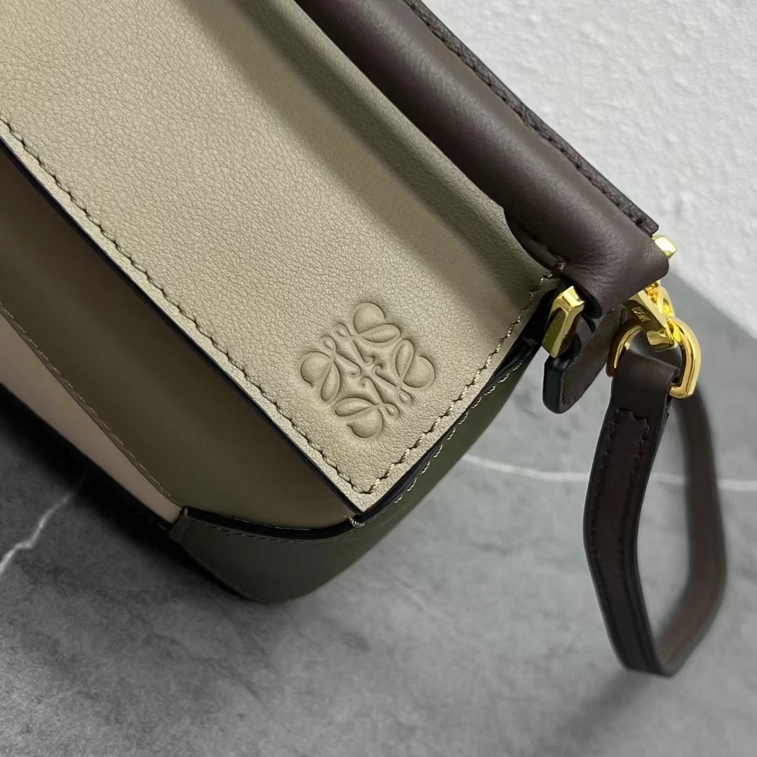 Loewe Mini Puzzle Bag in Classic Calfskin Multicolour